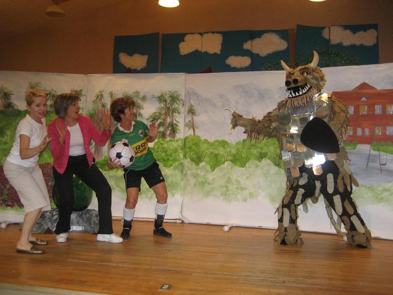 S0013_0024.jpg - Beast threatens 
A beast threatens the children.
