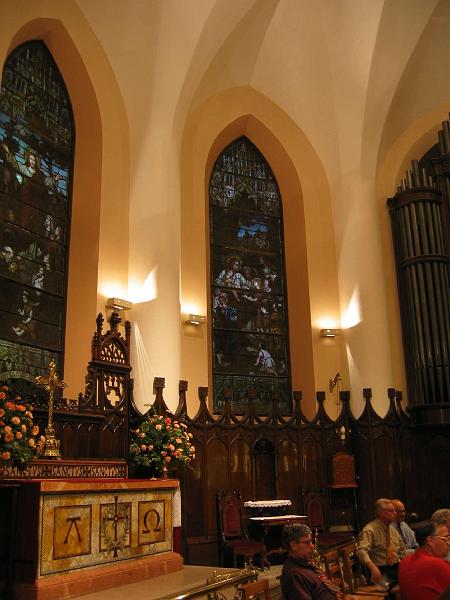 F0058.0030.jpg - The church. 
We recorded our CD at Trinity Episcopal Church in San Francisco. This photo shows how beautiful the church is.